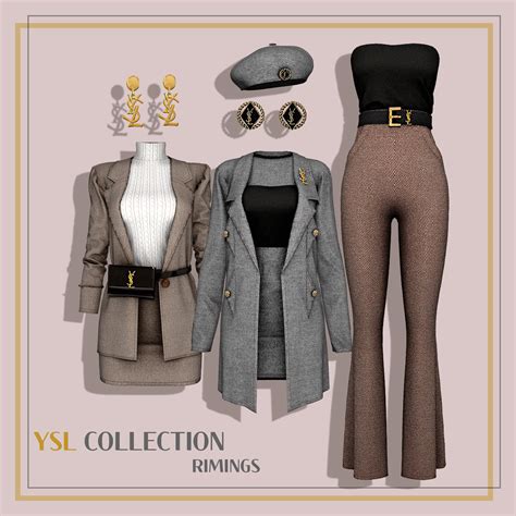 ysl collections|sims 4 rimings YSL collection.